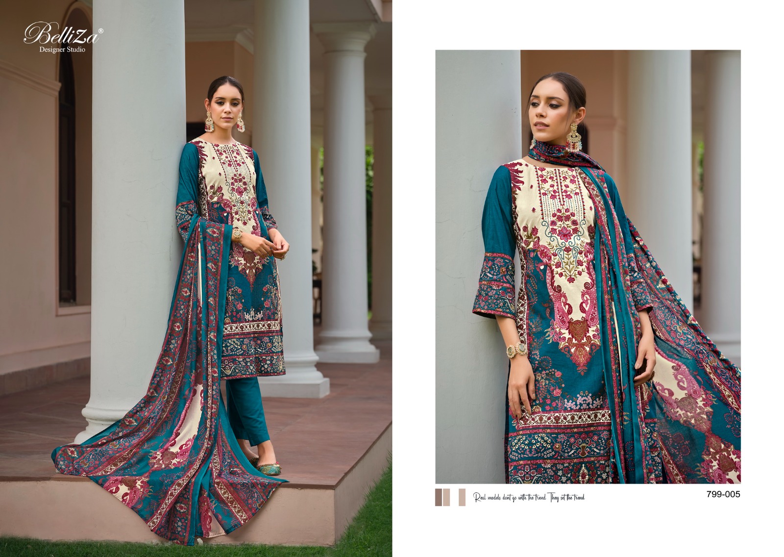 belliza designer studio Naira Vol 11 cotton innovative look salwar suit catalog