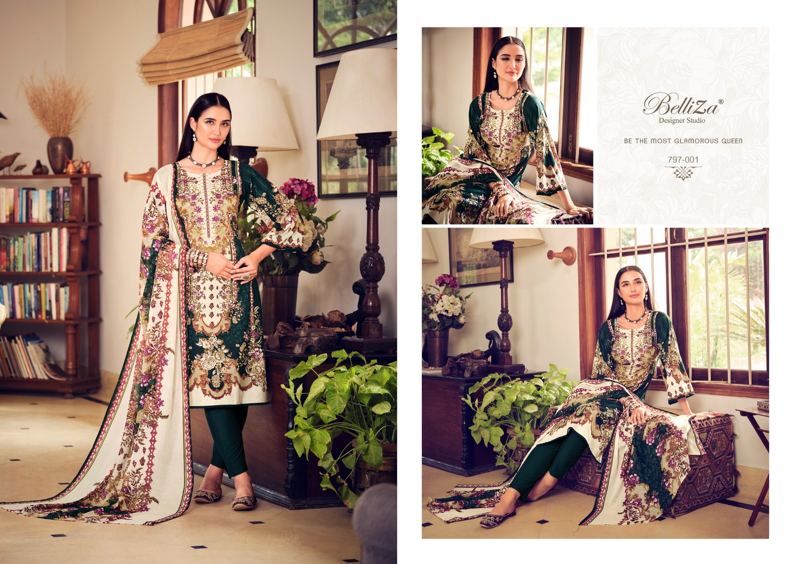 belliza designer studio naira vol 9 cotton innovative look salwar suit catalog