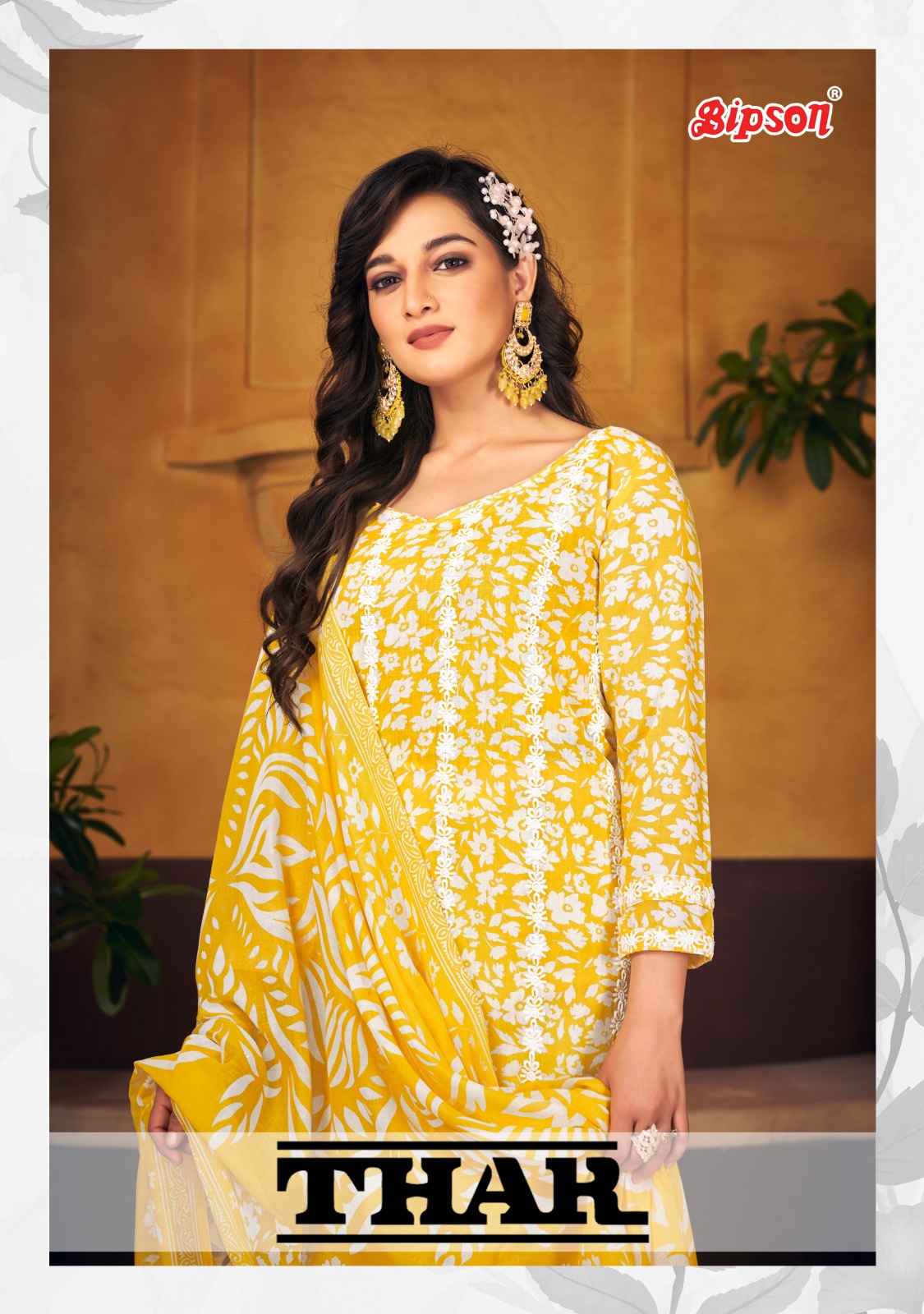 bipson thar 2241 cotton exclusive print salwar suit catalog