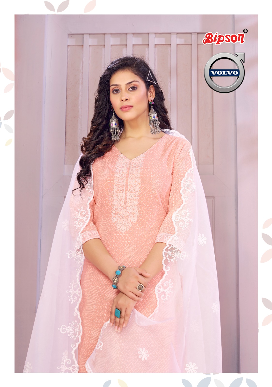 bipson volvo 2217 cotton exclusive look salwar suit catalog