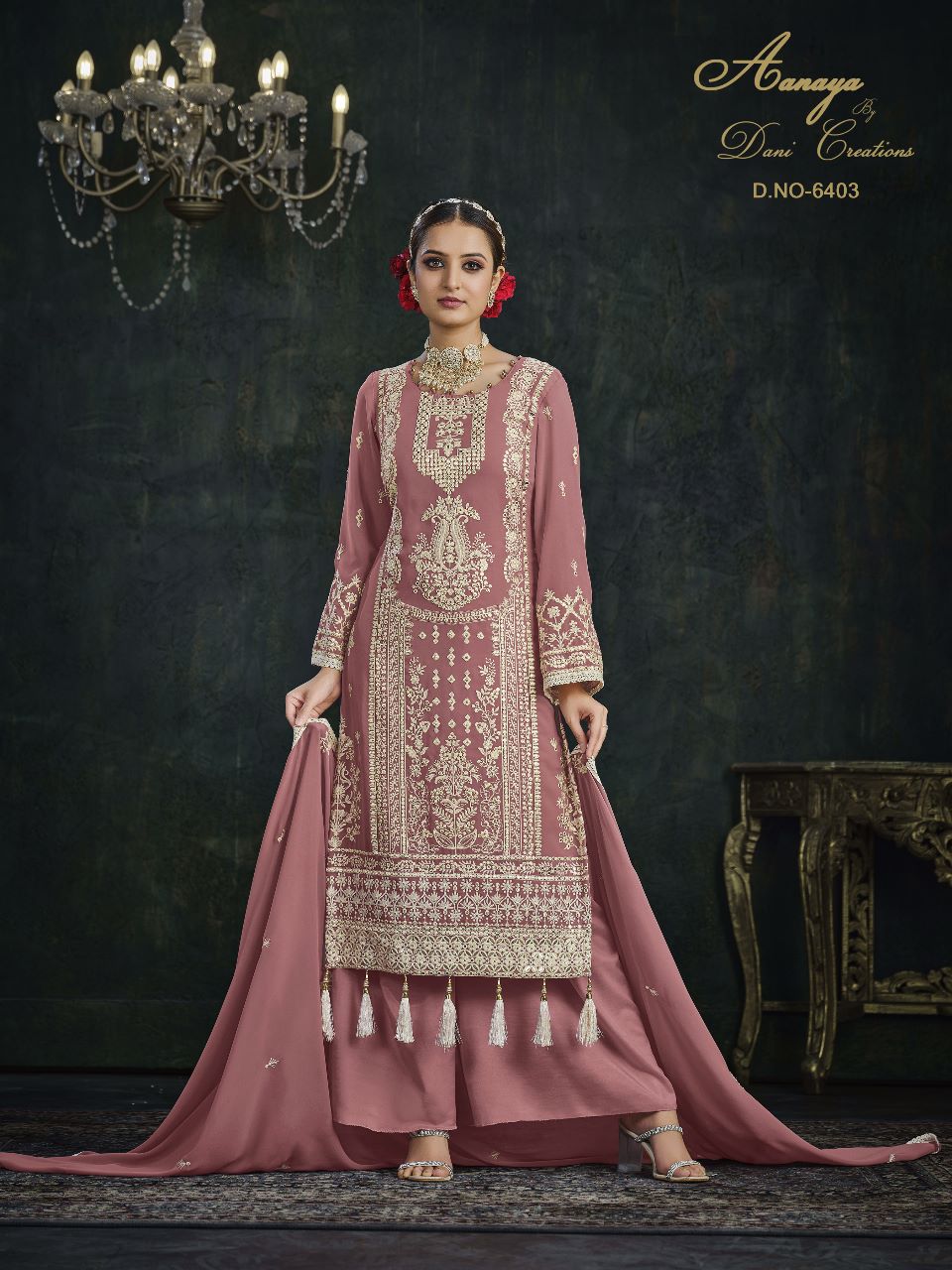 dani aanaya 164 georggete innovative look salwar suit catalog