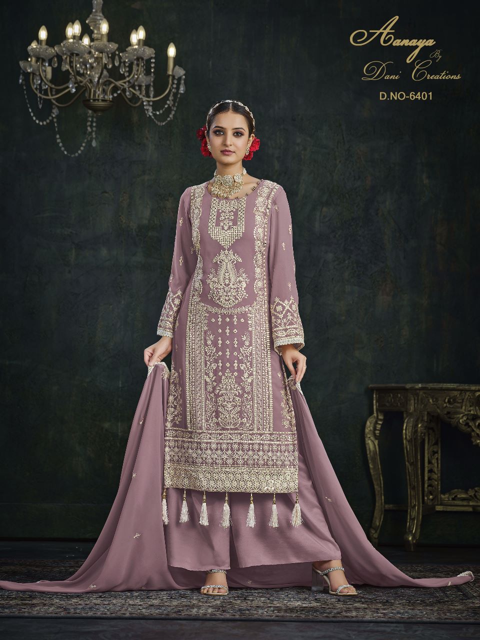 dani aanaya 164 georggete innovative look salwar suit catalog