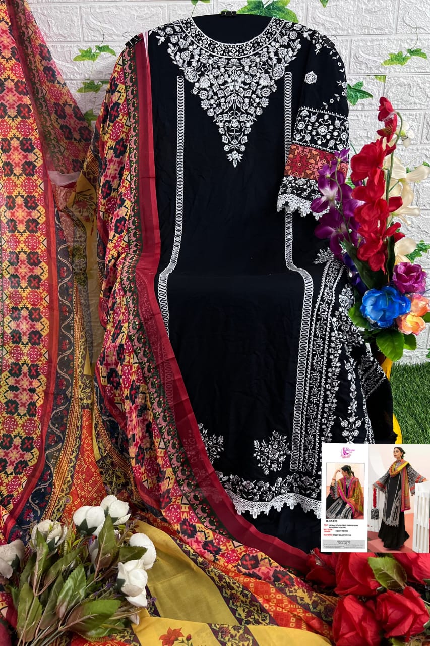 dinsaa suit dinsaa suit d no 226 rayon regal look salwar suit single