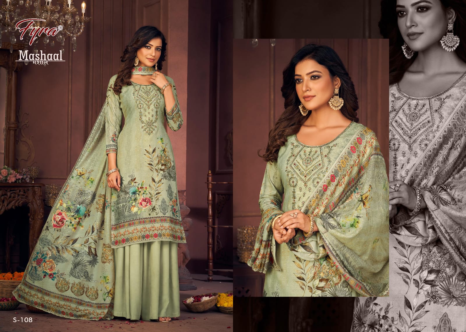 fyd mashaal cotton exclusive print salwar suit catalog