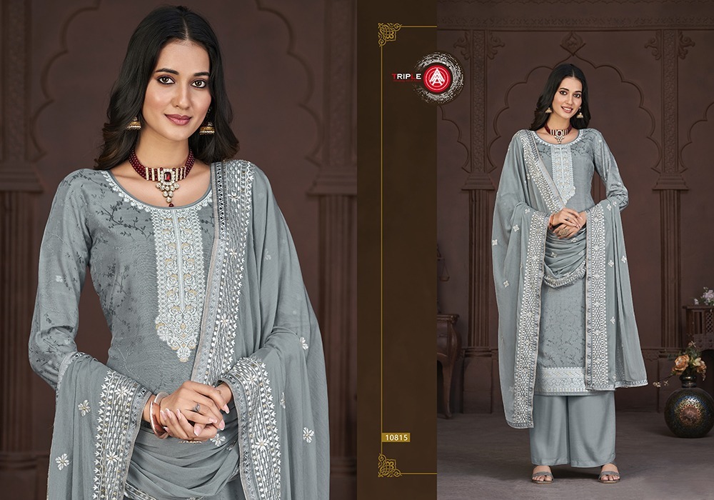 kalarang tulip vol 4 muslin innovative look salwar suit catalog