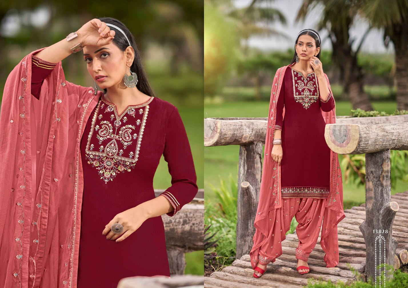 kalaroop by kahree fashion of Patiala Vol 34 jam silk regal look kurti bottom with dupatta catalog