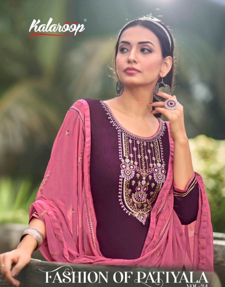 kalaroop by kahree fashion of Patiala Vol 34 jam silk regal look kurti bottom with dupatta catalog