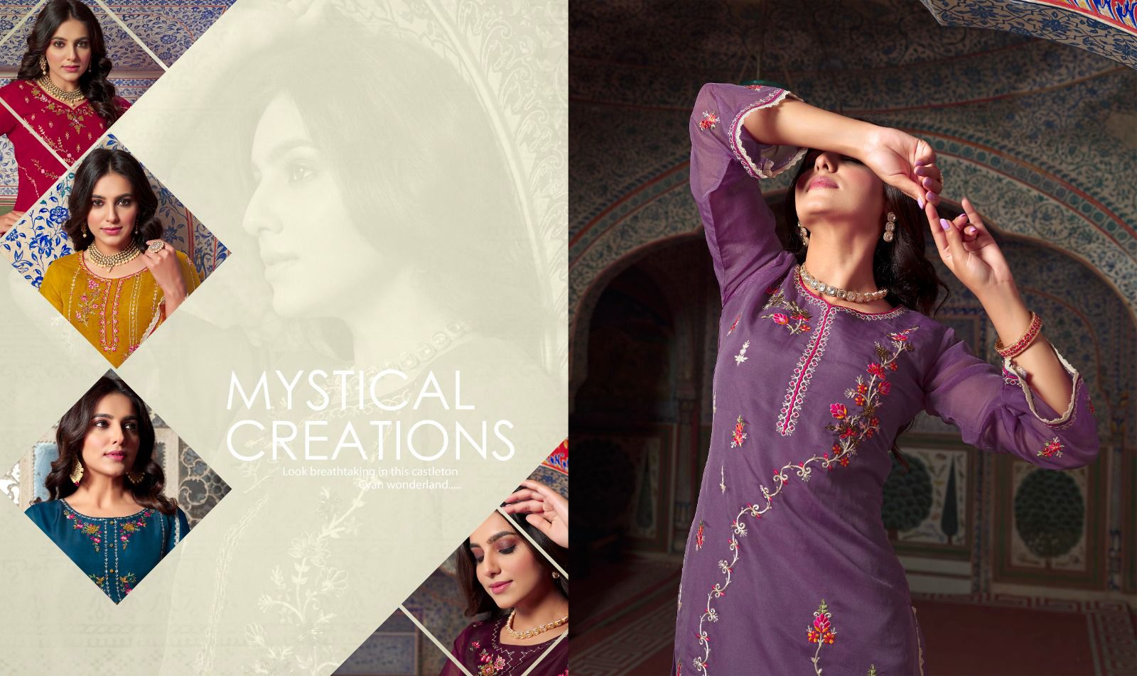 lily and lali shahnaz viscose attrective look kurti pant with dupatta catalog