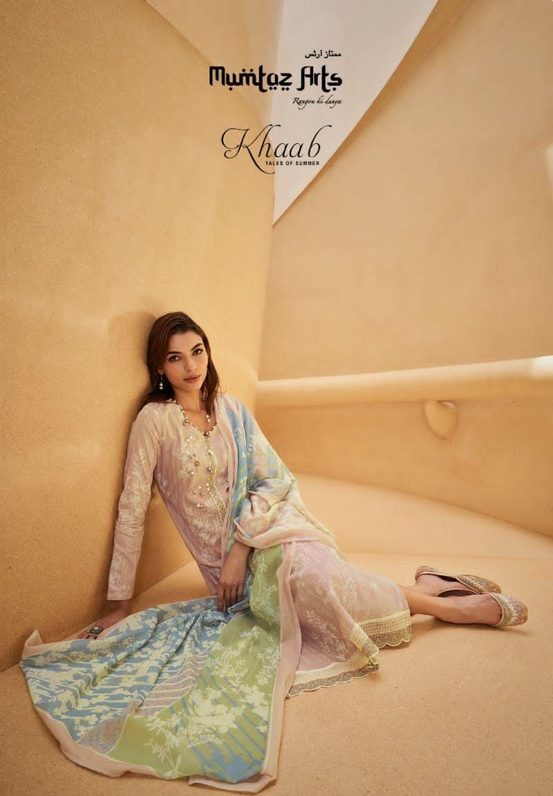 mumtaz art khaab nx  lawan cotton exclusive print salwar suit catalog