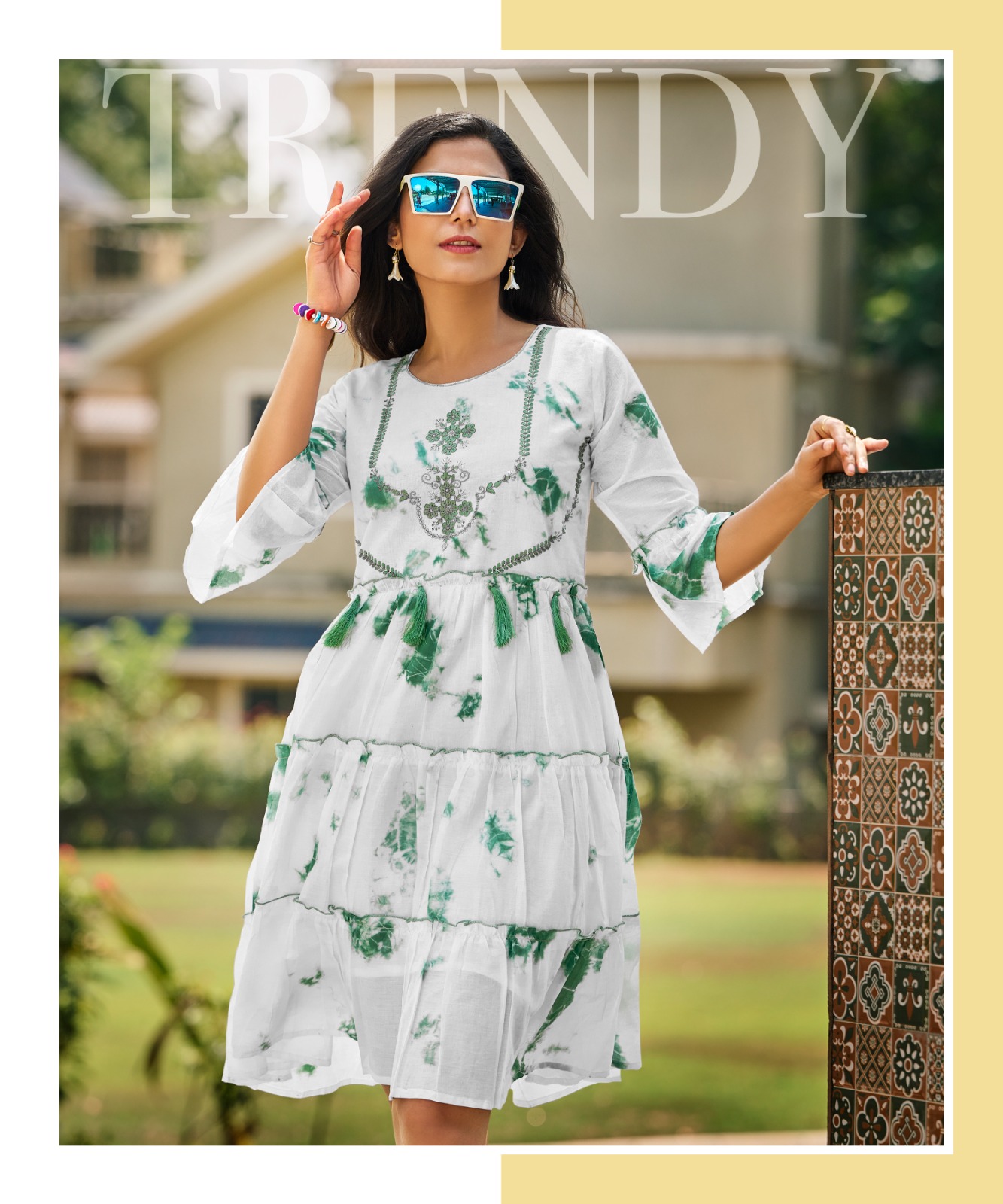 rangjyot rich girl cotton innovative look kurti catalog