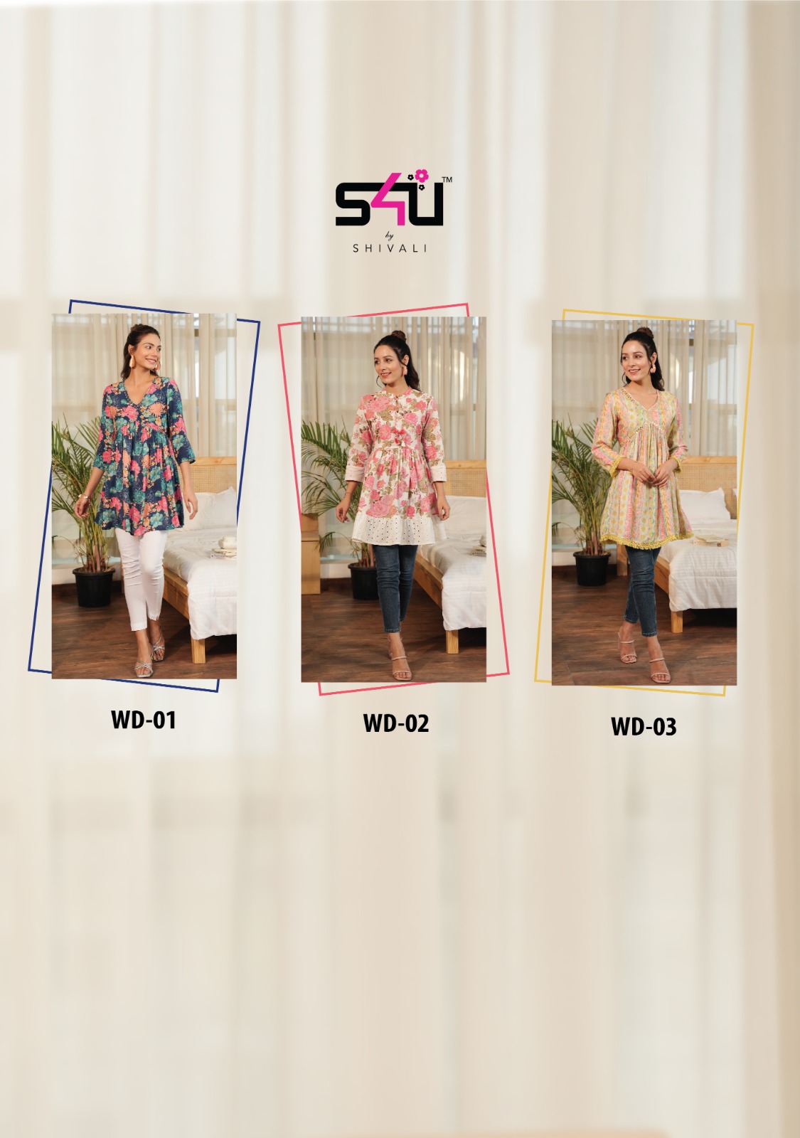 s4u we desi cotton new and modern look kurti catalog