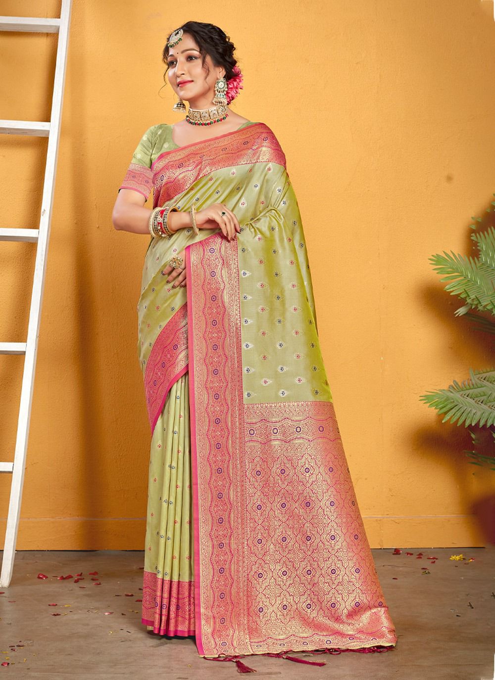 sangam print mastani silk  banarsi silk festive look saree catalog