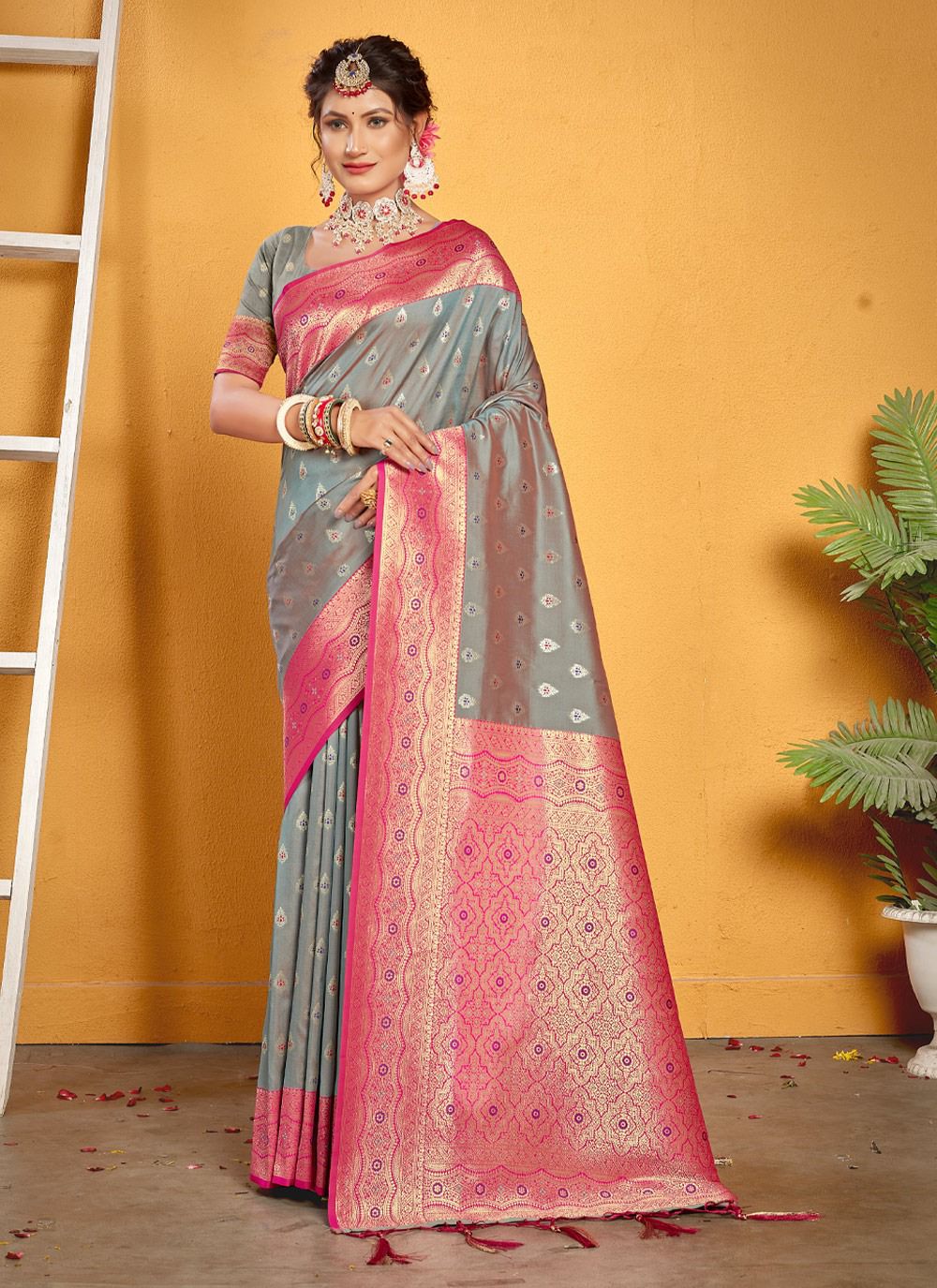 sangam print mastani silk  banarsi silk festive look saree catalog