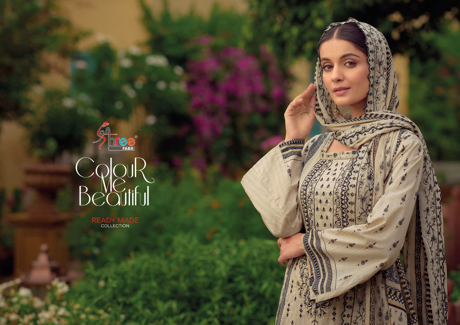 shree fabs bin saeed lawn collection vol 6 lawn decent embrodery look top bottom with dupatta catalog