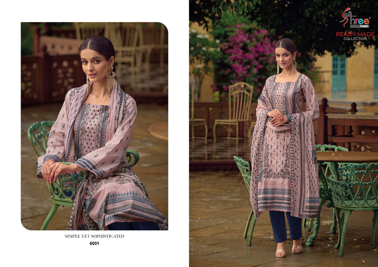 shree fabs bin saeed lawn collection vol 6 lawn decent embrodery look top bottom with dupatta catalog