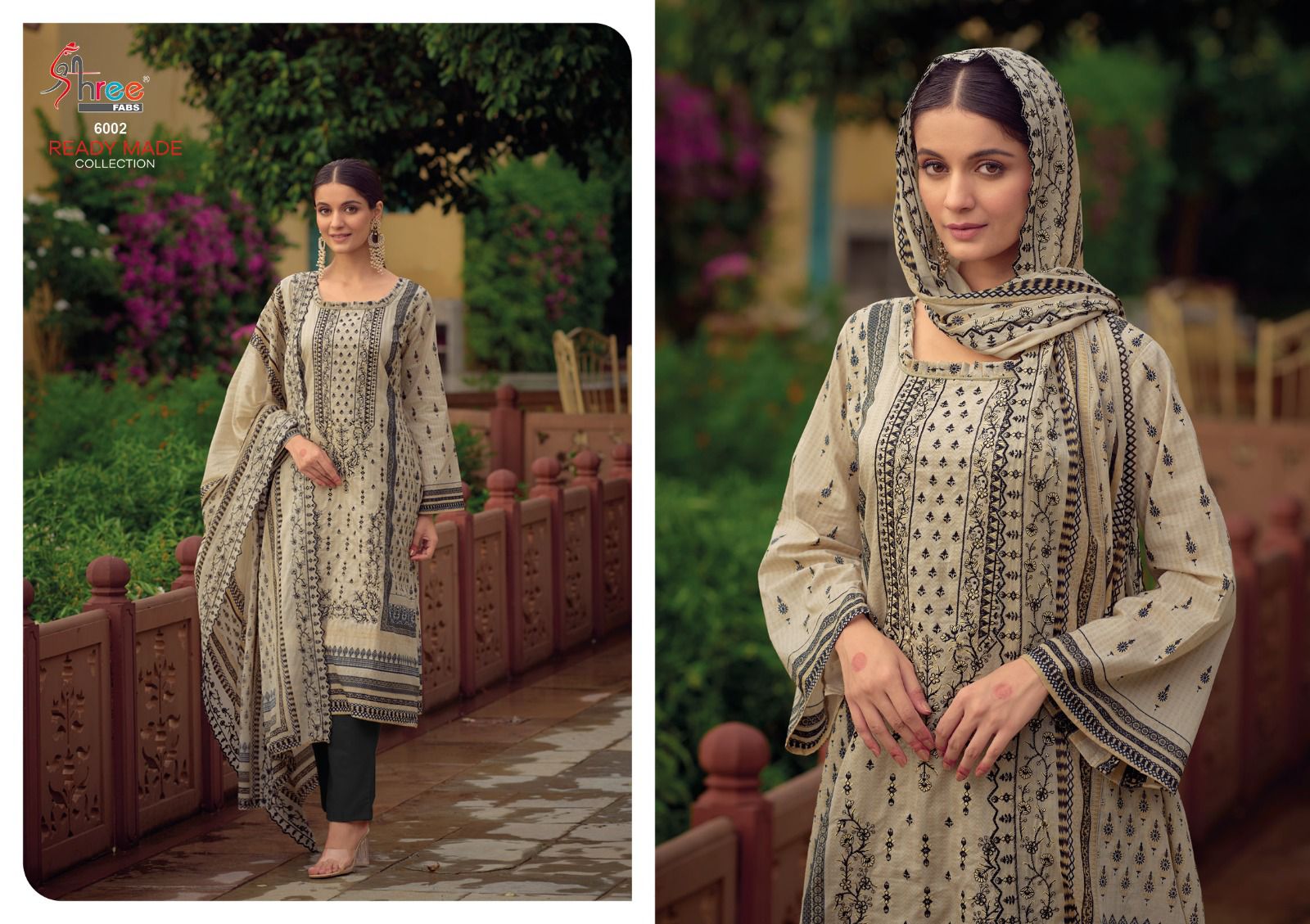 shree fabs bin saeed lawn collection vol 6 lawn decent embrodery look top bottom with dupatta catalog