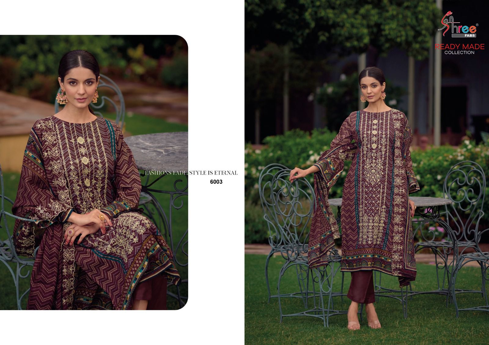 shree fabs bin saeed lawn collection vol 6 lawn decent embrodery look top bottom with dupatta catalog