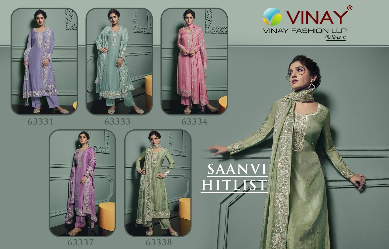 vinay fashion kaseesh saanvi hitlist dola innovative look salwar suit catalog