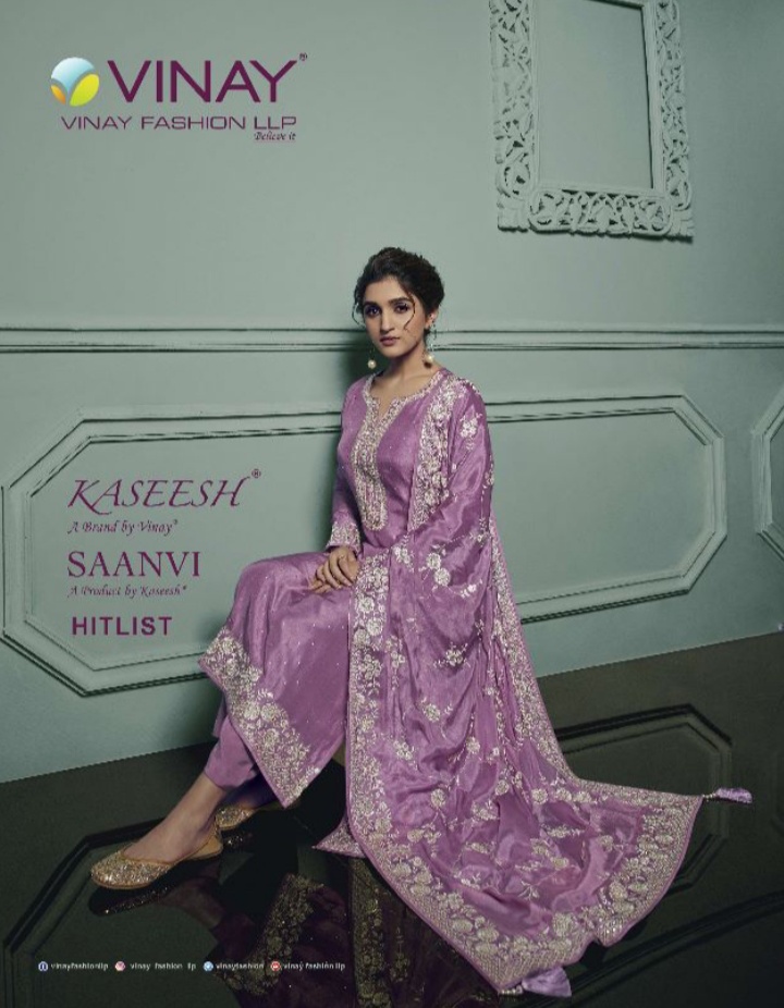 vinay fashion kaseesh saanvi hitlist dola innovative look salwar suit catalog