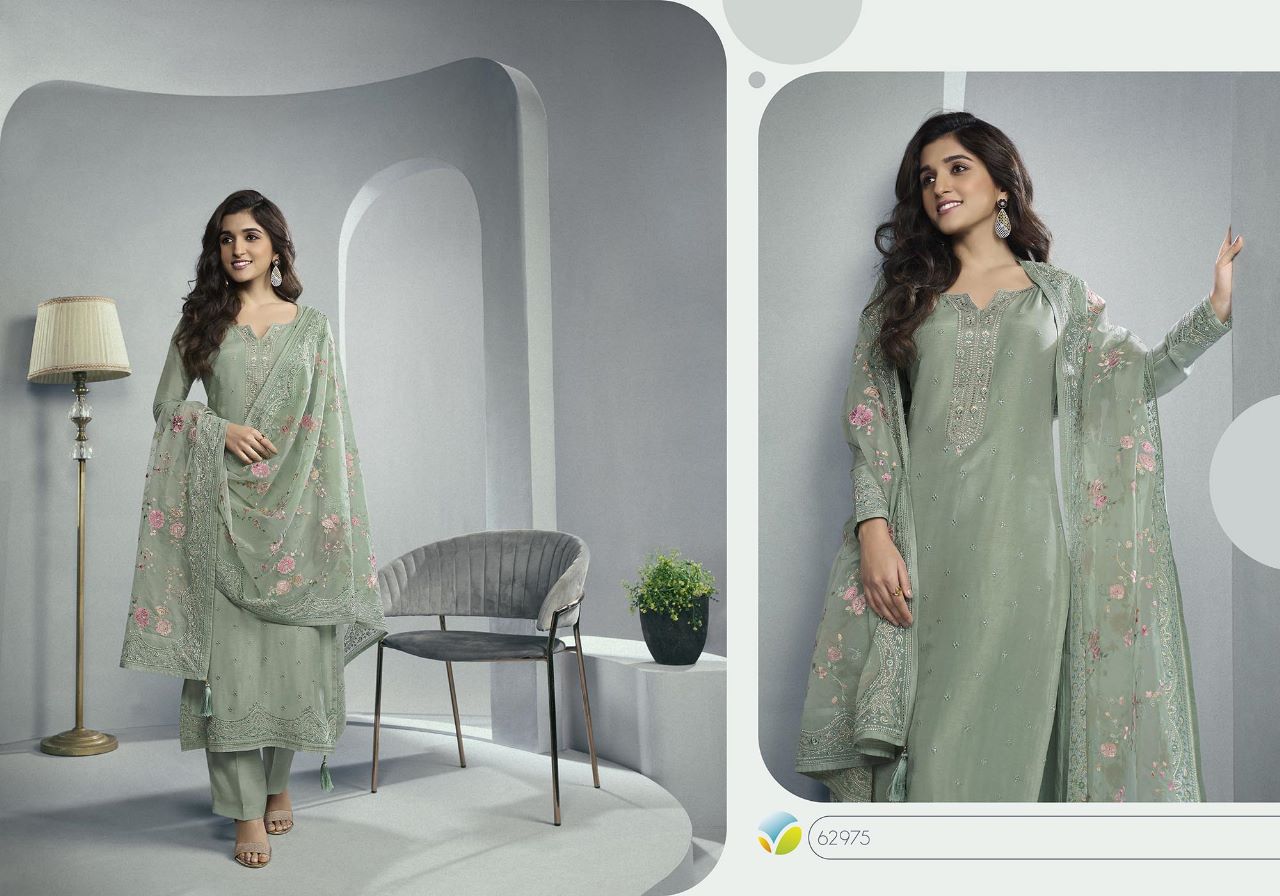 vinay fashion kaseesh samaira dola decent embroidery look salwar suit catalog