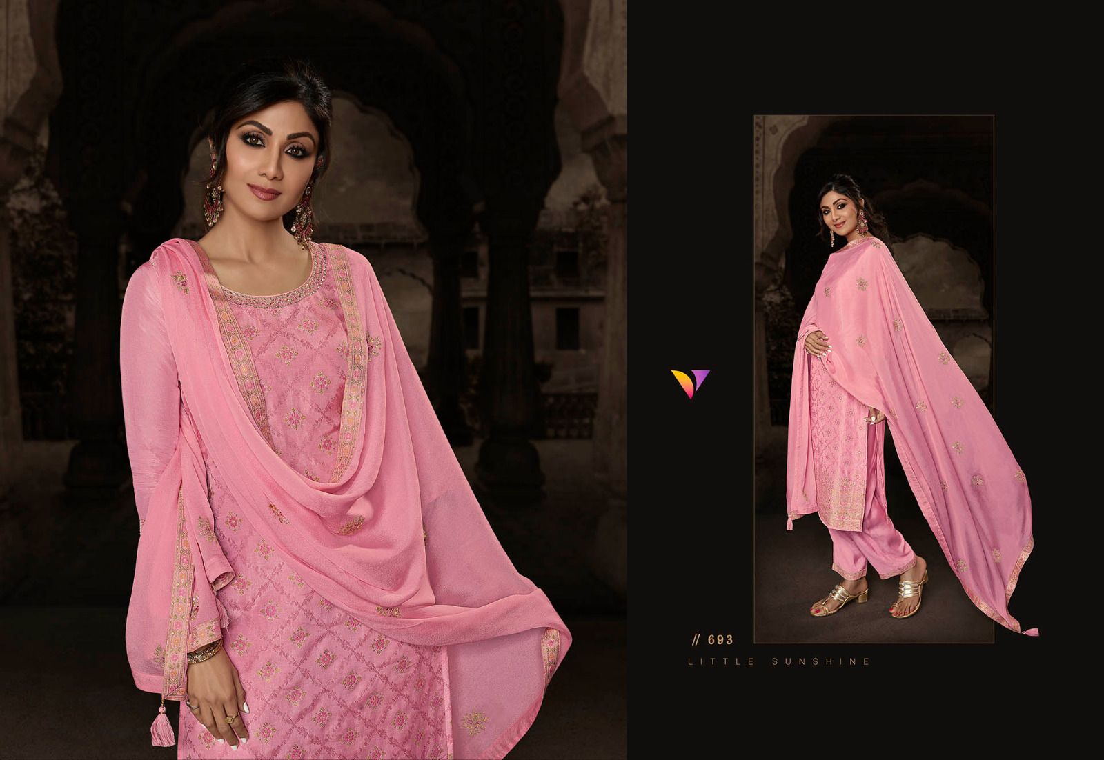 viradi fashion vatsam shilpa 4 viscose jam regal look kurti bottom with dupatta catalog