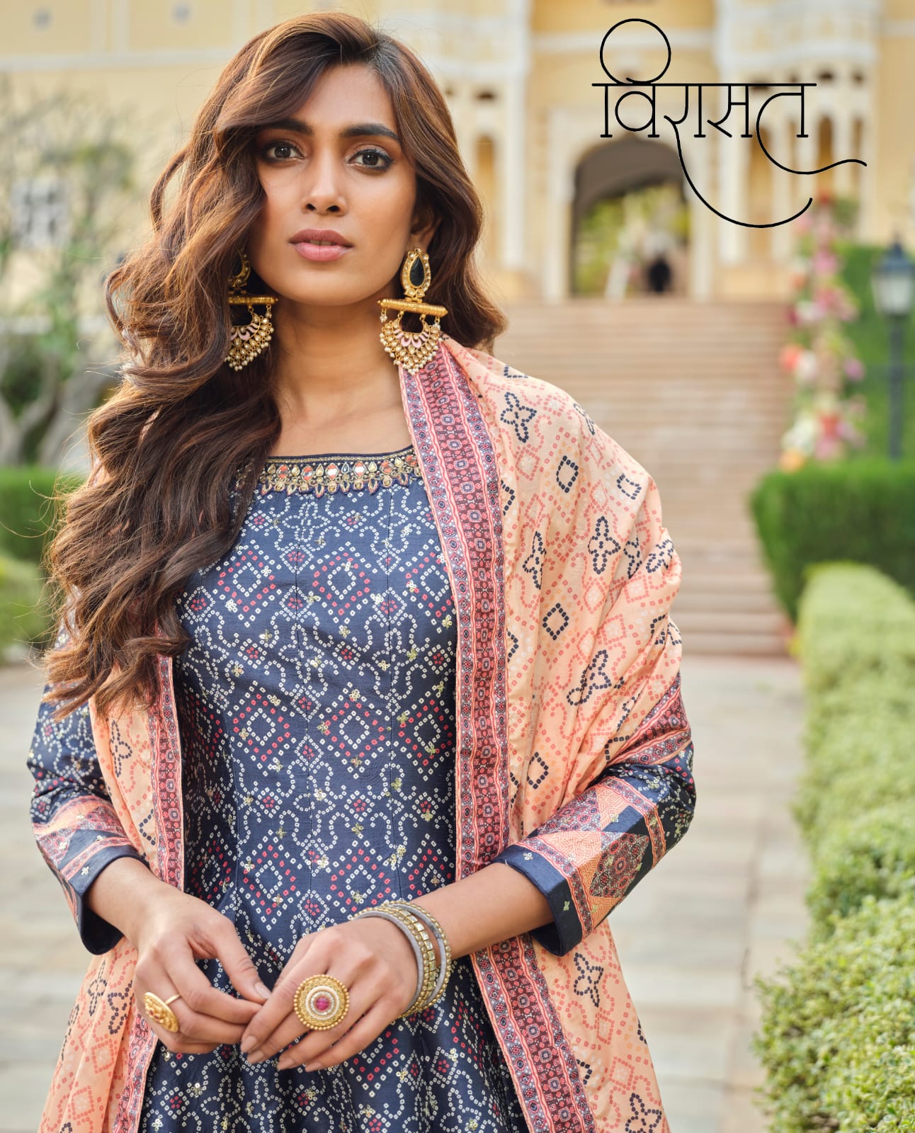 virasat ratrani Killer Silk regal look indo wetern catalog