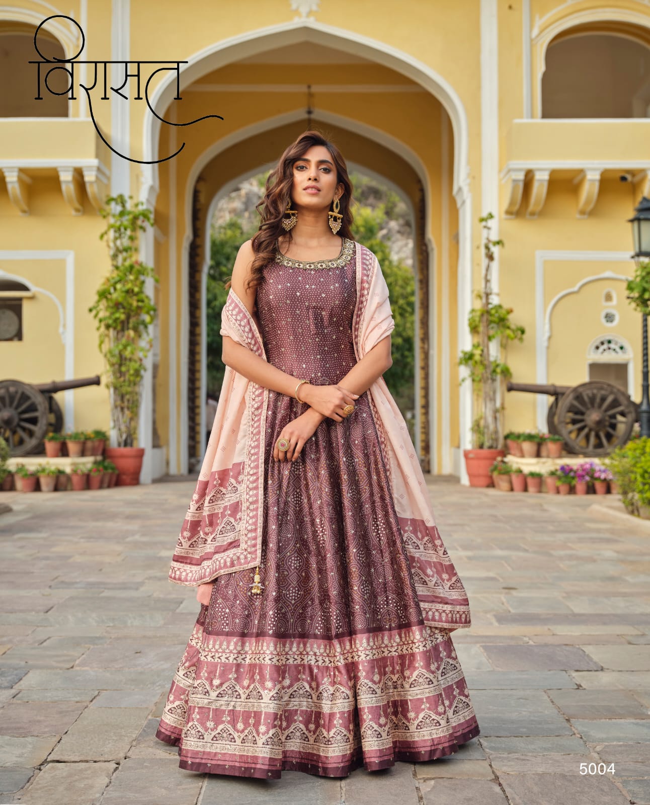 virasat ratrani Killer Silk regal look indo wetern catalog