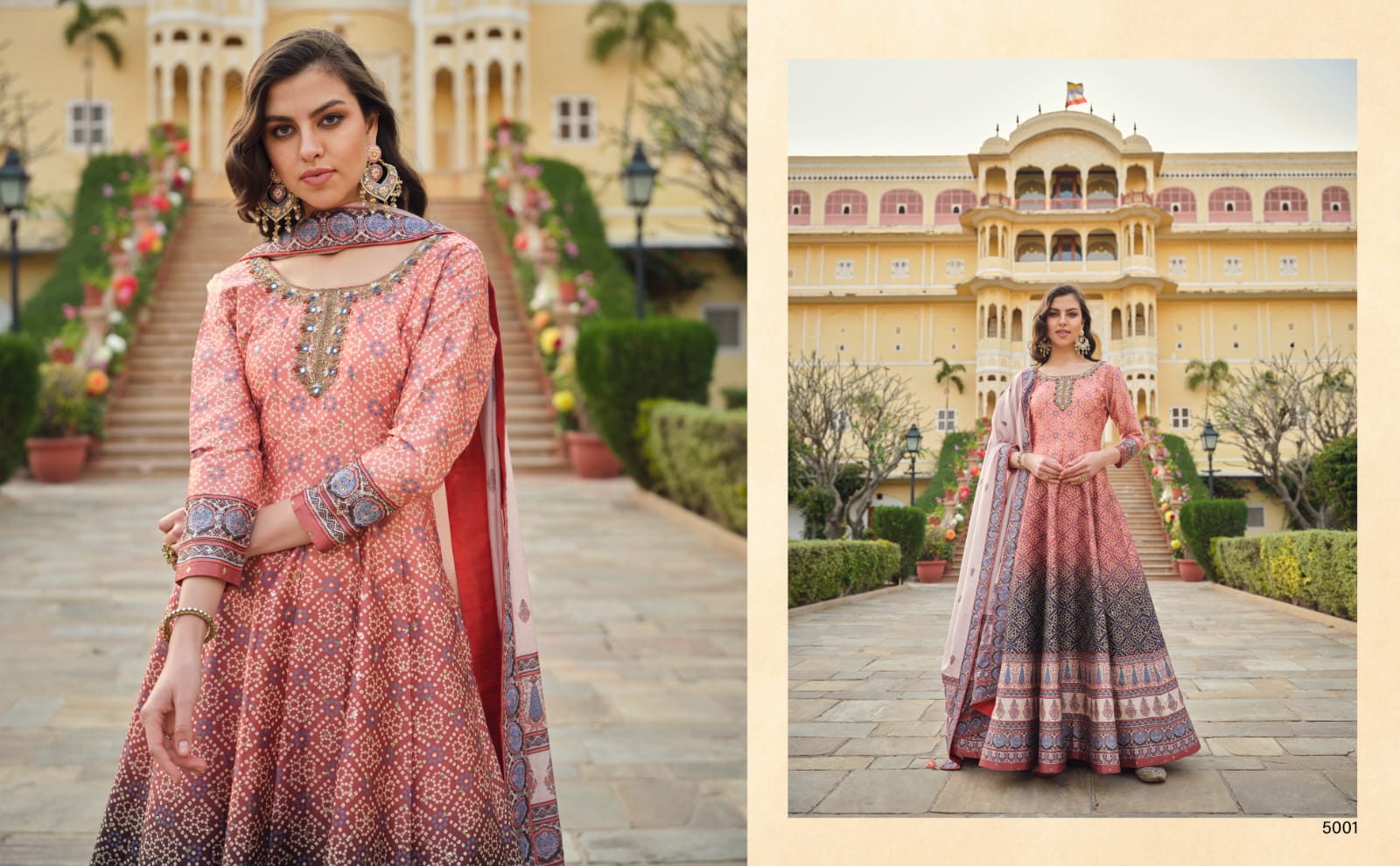 virasat ratrani Killer Silk regal look indo wetern catalog