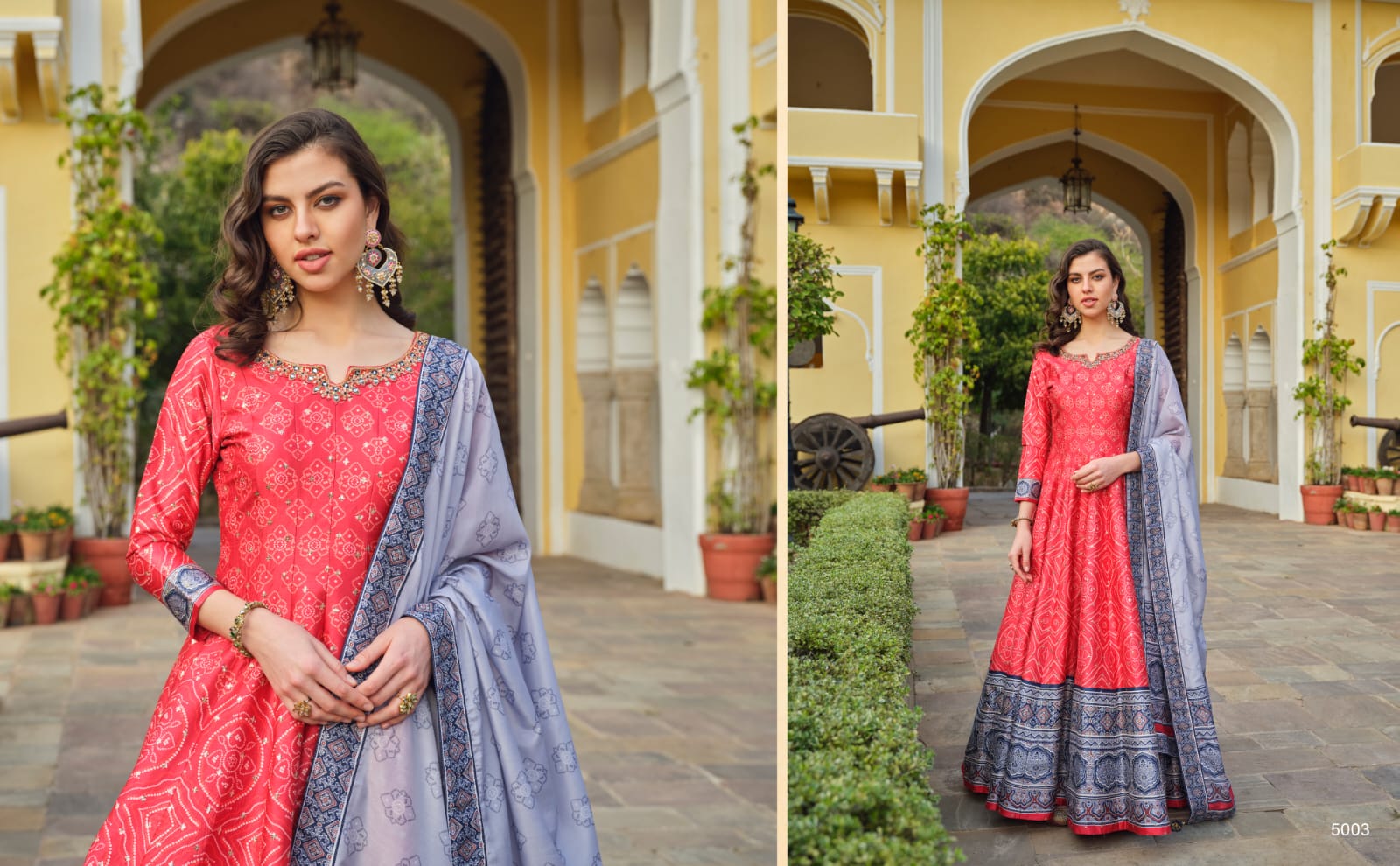 virasat ratrani Killer Silk regal look indo wetern catalog