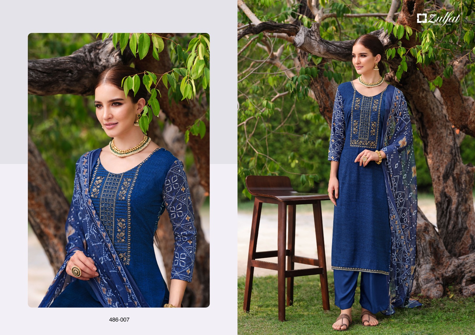 zulfat designer suit taisha viscose regal look salwar suit catalog