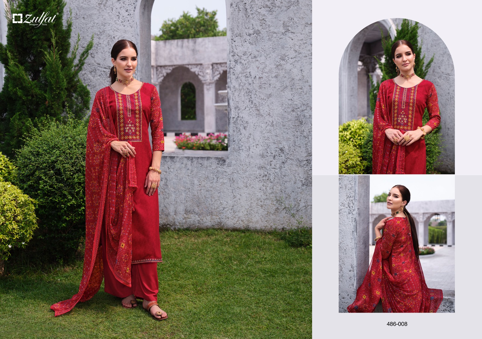 zulfat designer suit taisha viscose regal look salwar suit catalog