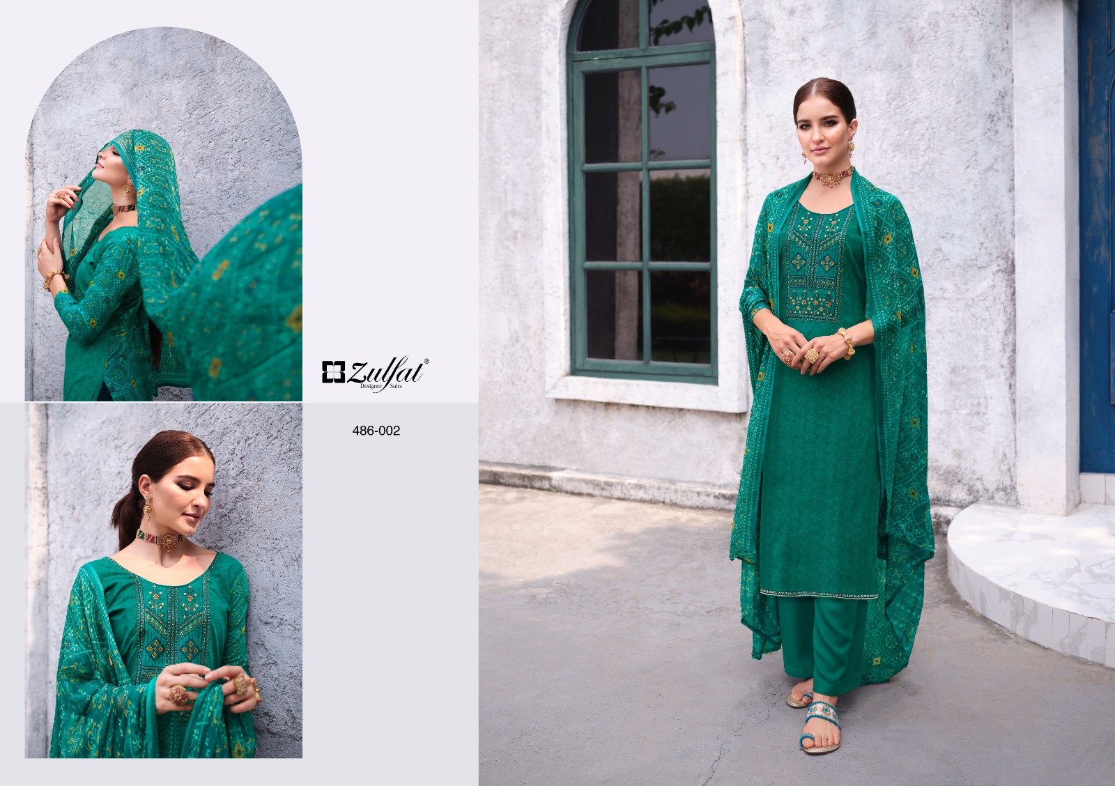 zulfat designer suit taisha viscose regal look salwar suit catalog