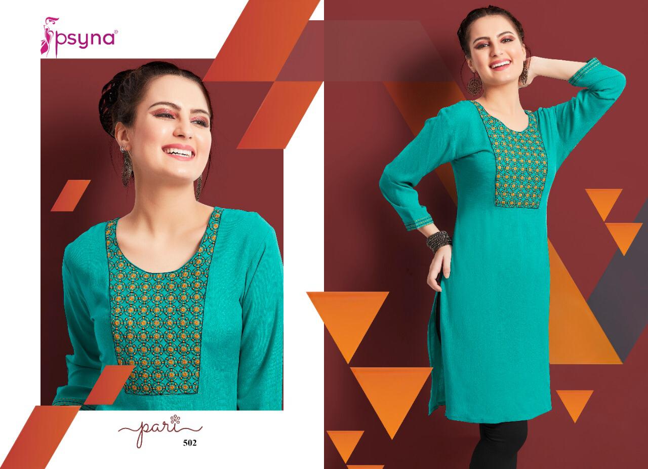 psyna pari 5 affordable price kurti catalog