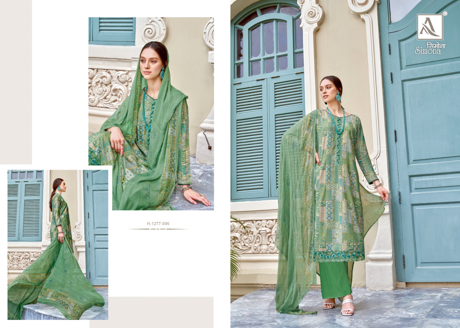 alok suit simona viscose regal look salwar suit catalog