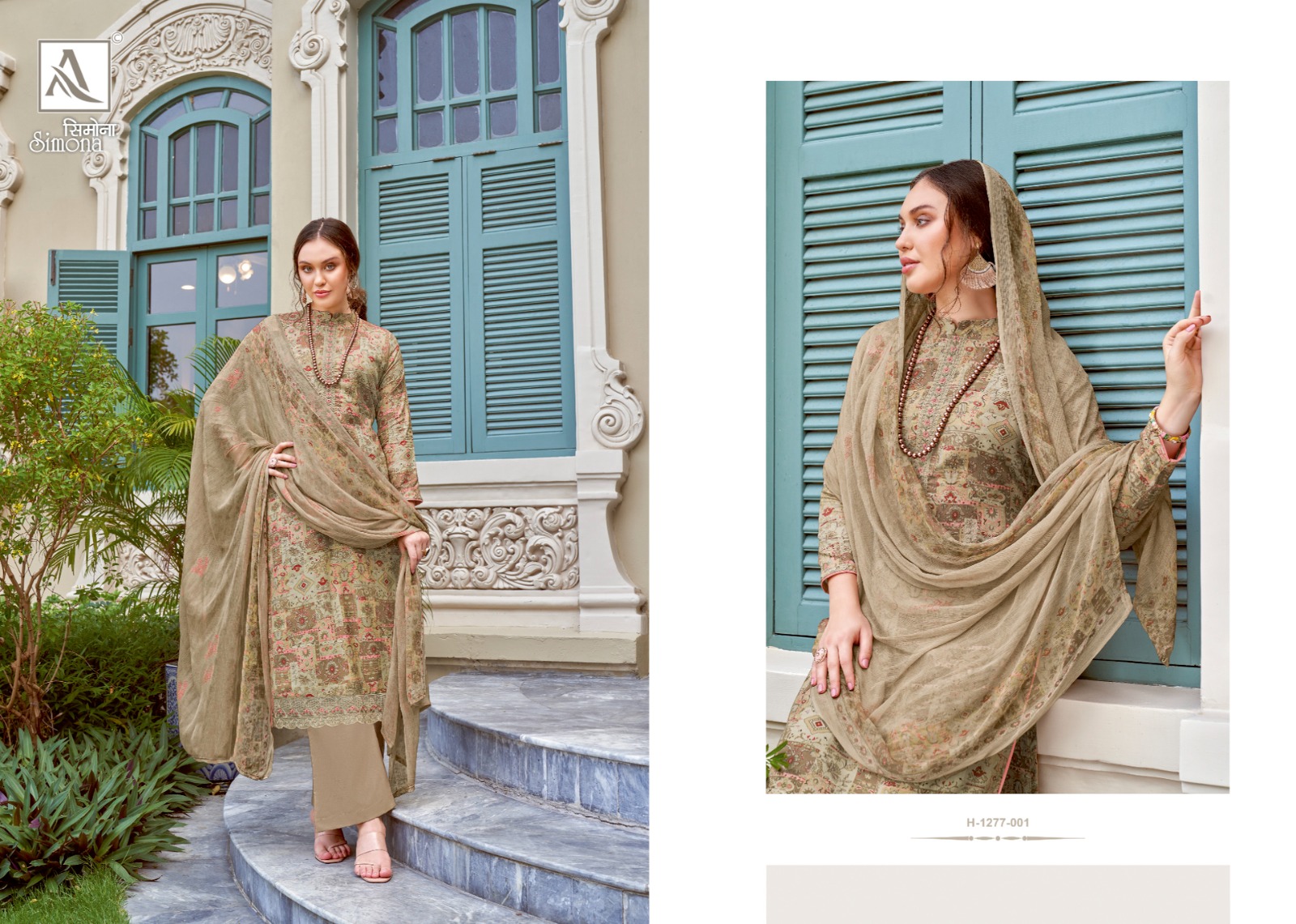 alok suit simona viscose regal look salwar suit catalog