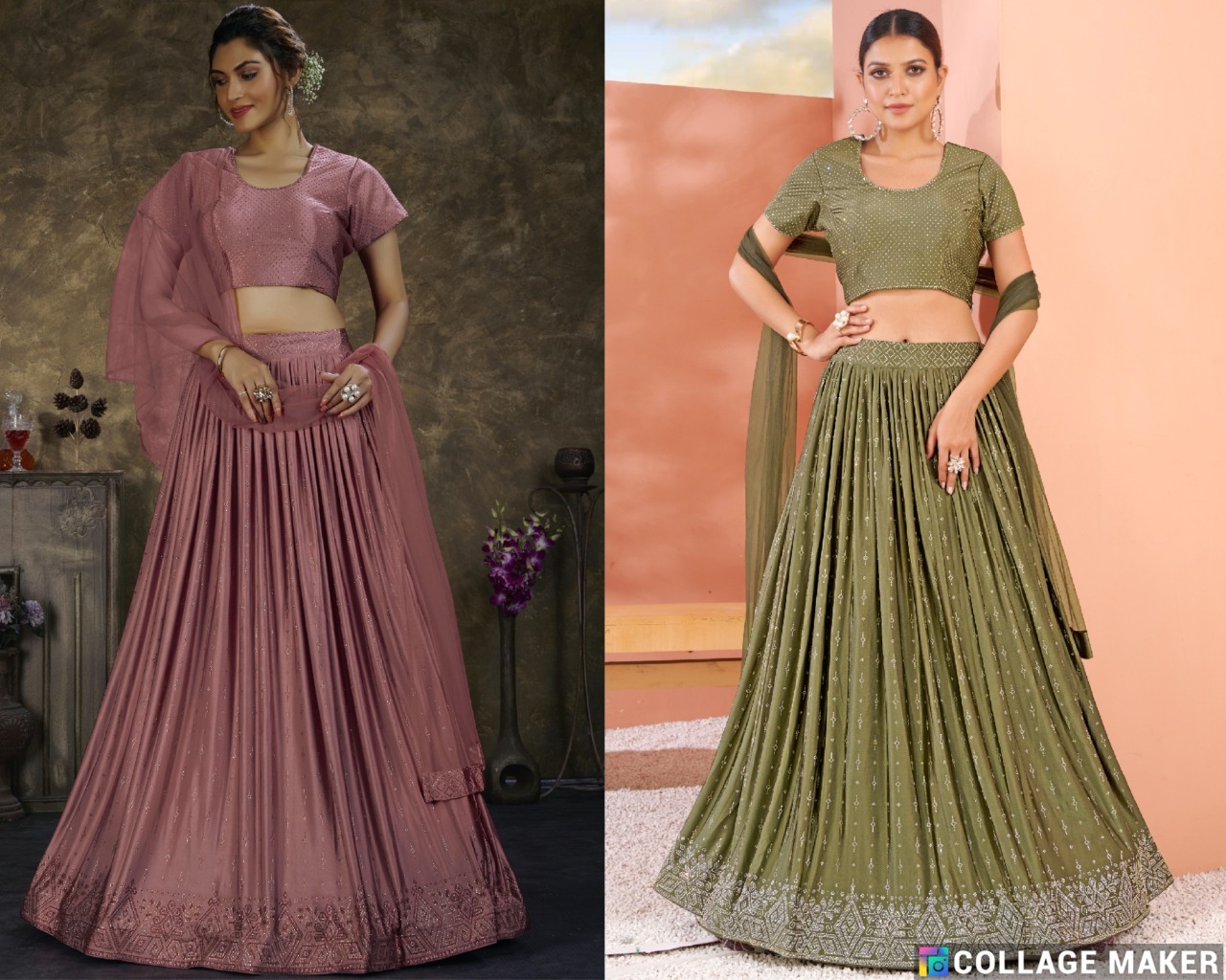 amoha trendz d no c 1916 lycra festive look lehenga catalog