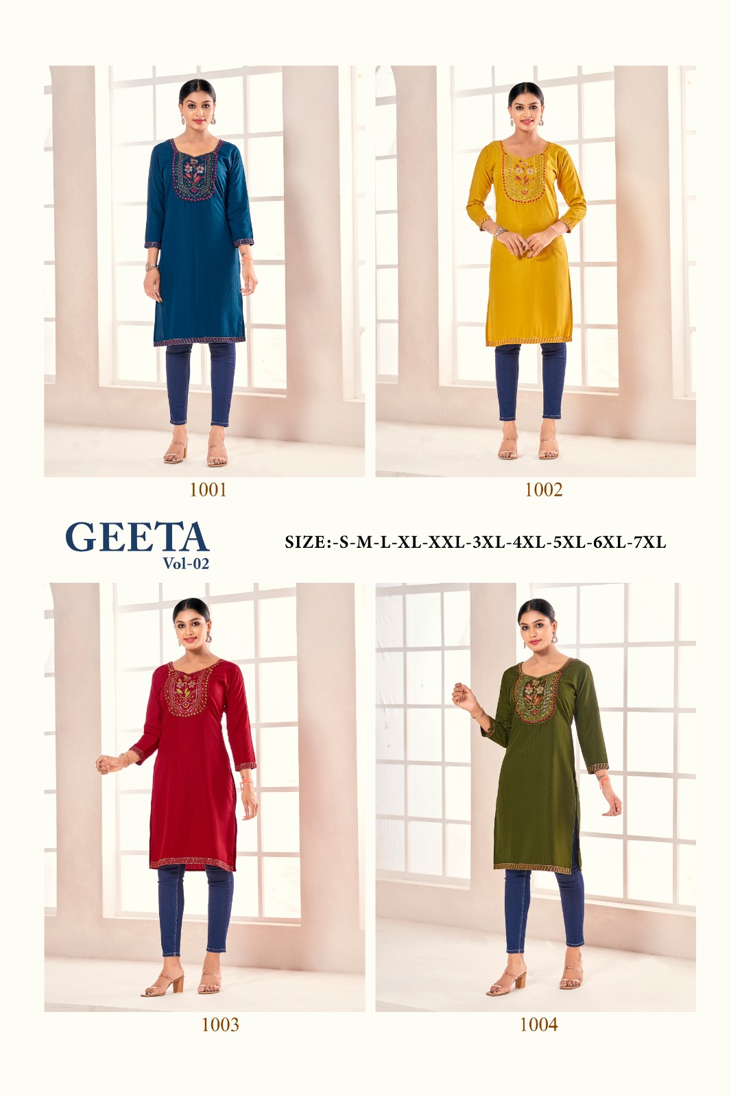 banwery fashion Geeta Vol 2 rasian Silk innovative look kurti catalog