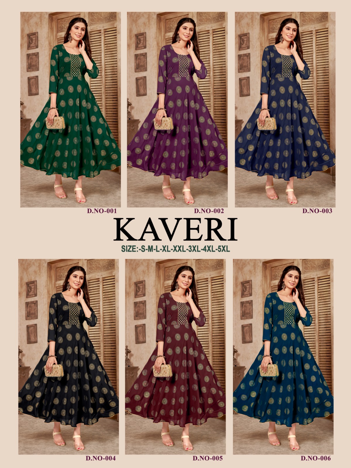 banwery fashion kaveri georgette regal look kurti catalog