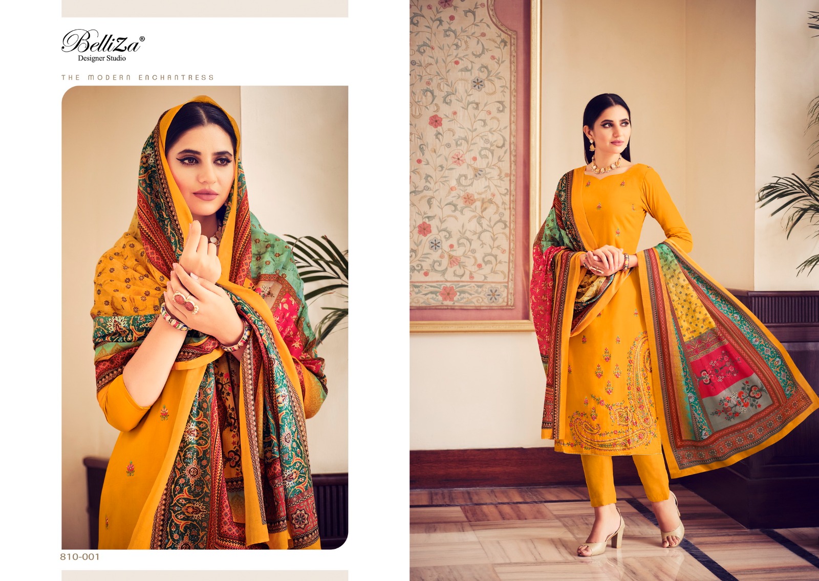 belliza designer studio ibadat jam cotton catchy look salwar suit catalog