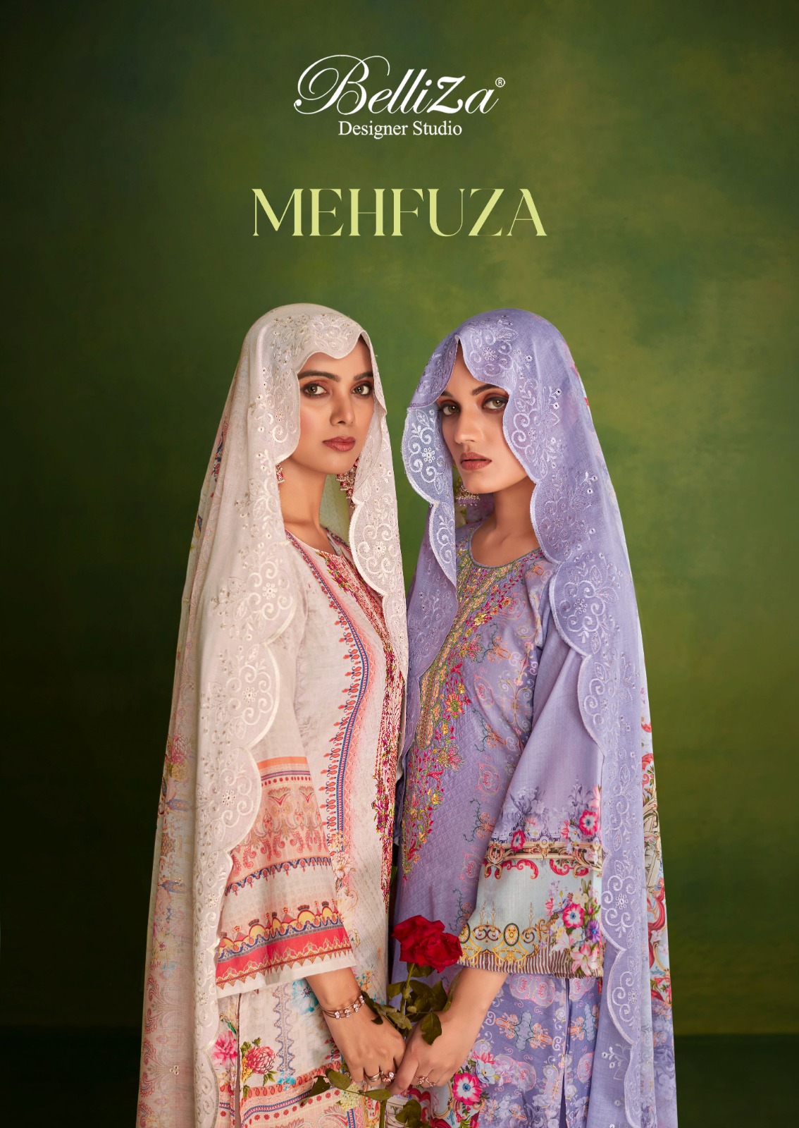 belliza designer studio mehfuza cotton catchy look salwar suit catalog