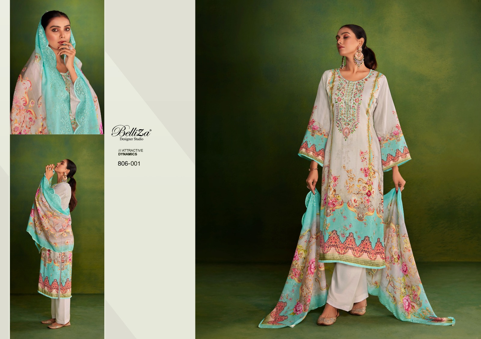 belliza designer studio mehfuza cotton catchy look salwar suit catalog