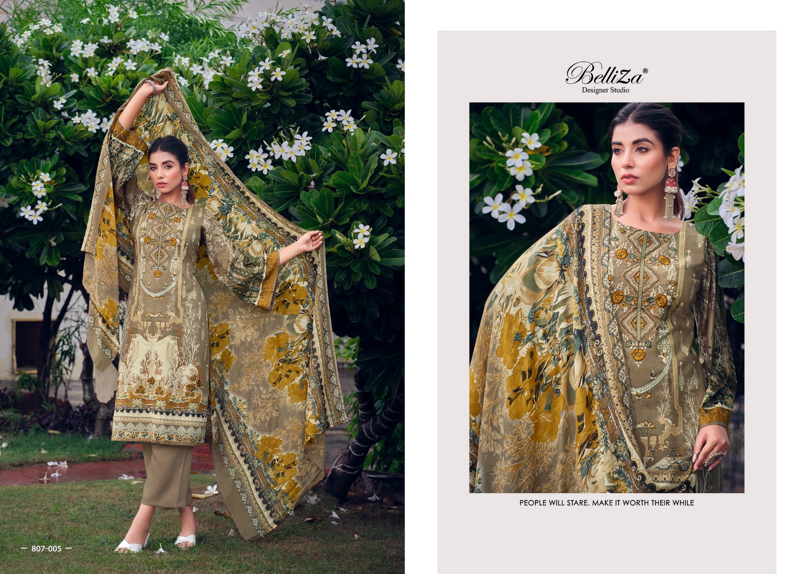 belliza designer studio naira vol 13 cotton innovative look salwar suit catalog