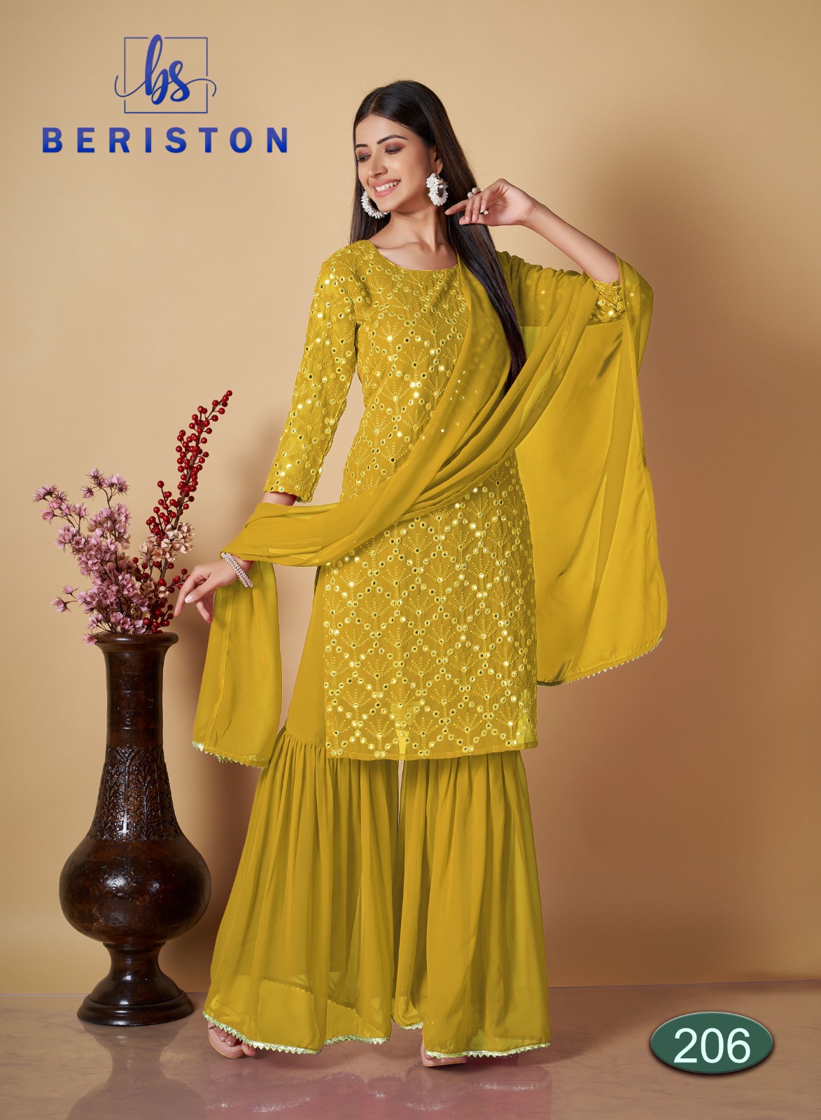 Beriston BS VOL 2 georgette innovative look salwar suit catalog