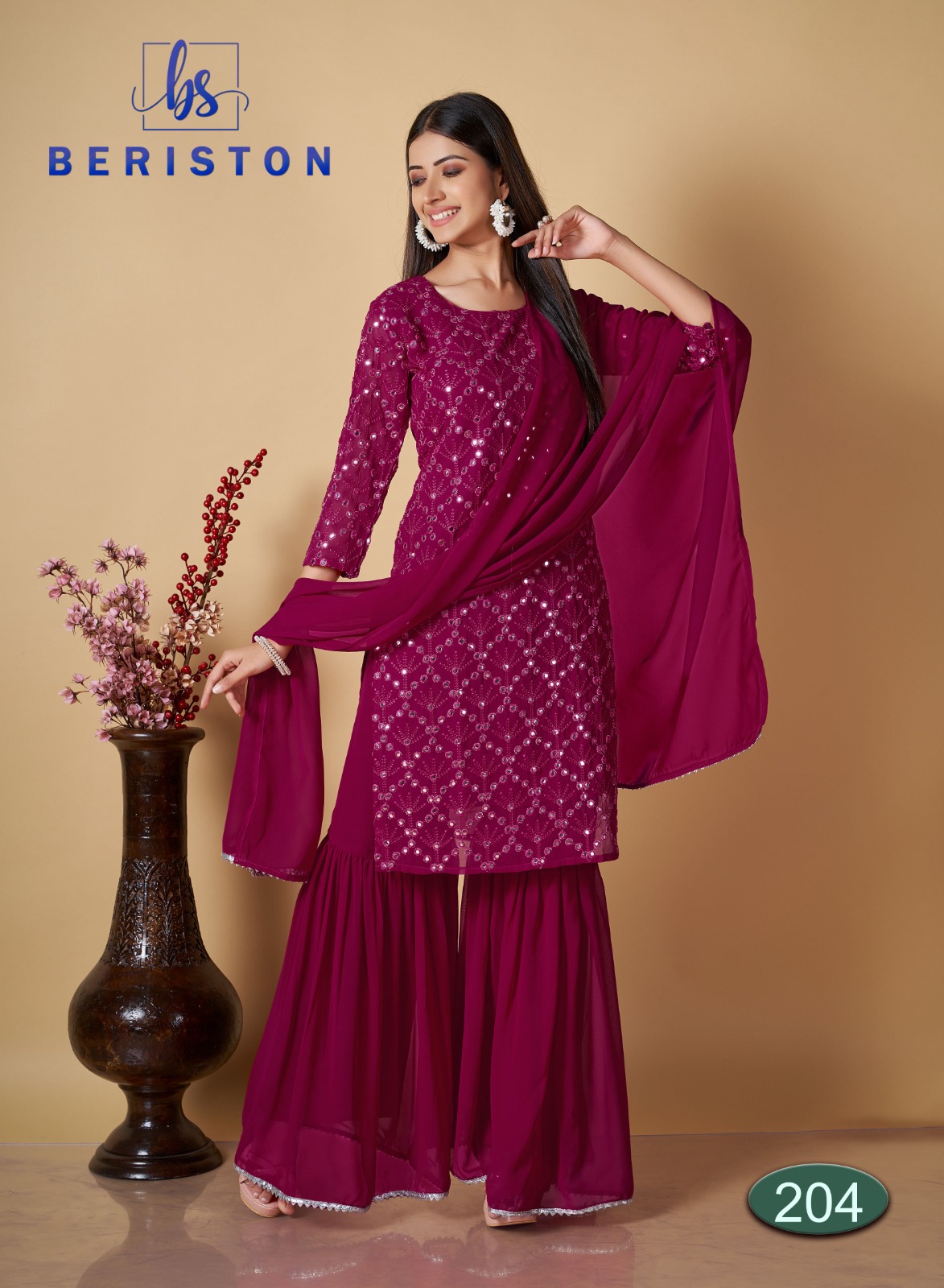 Beriston BS VOL 2 georgette innovative look salwar suit catalog