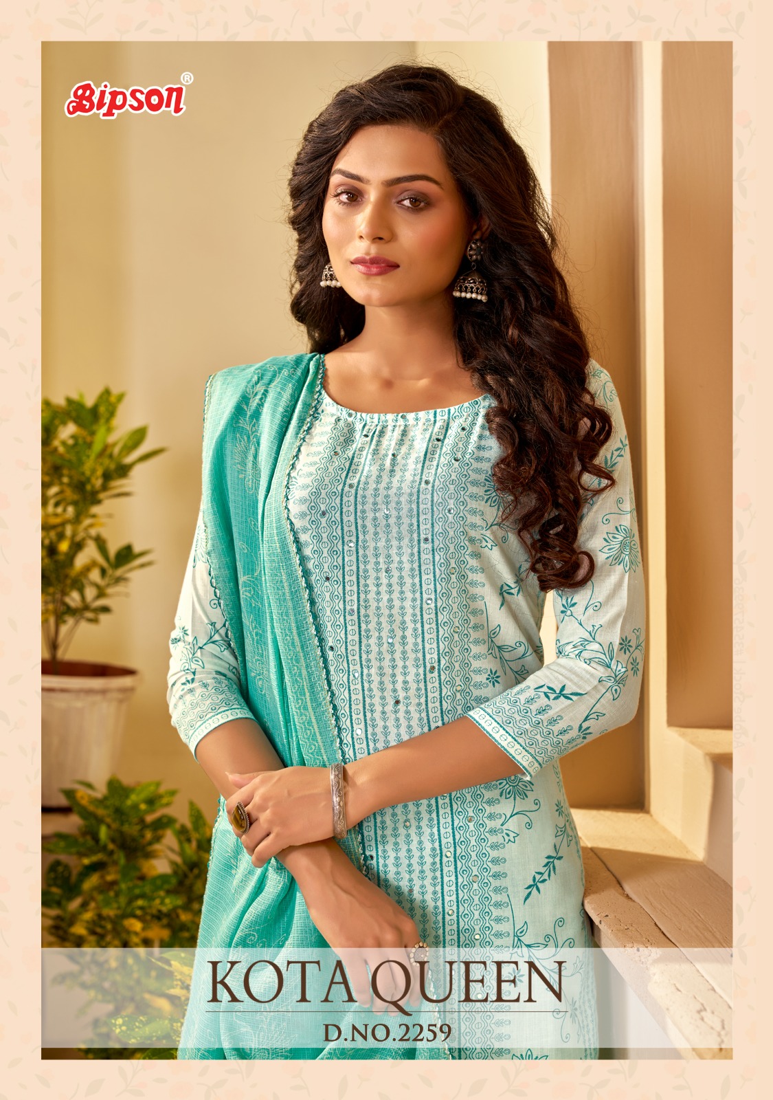 bipson kota queen 2259 cotton elegant salwar suit catalog