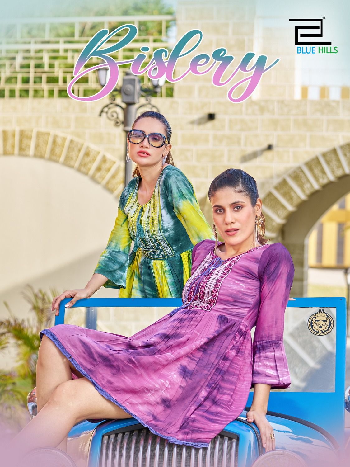 blue house Bislery rayon stylish look kurti catalog