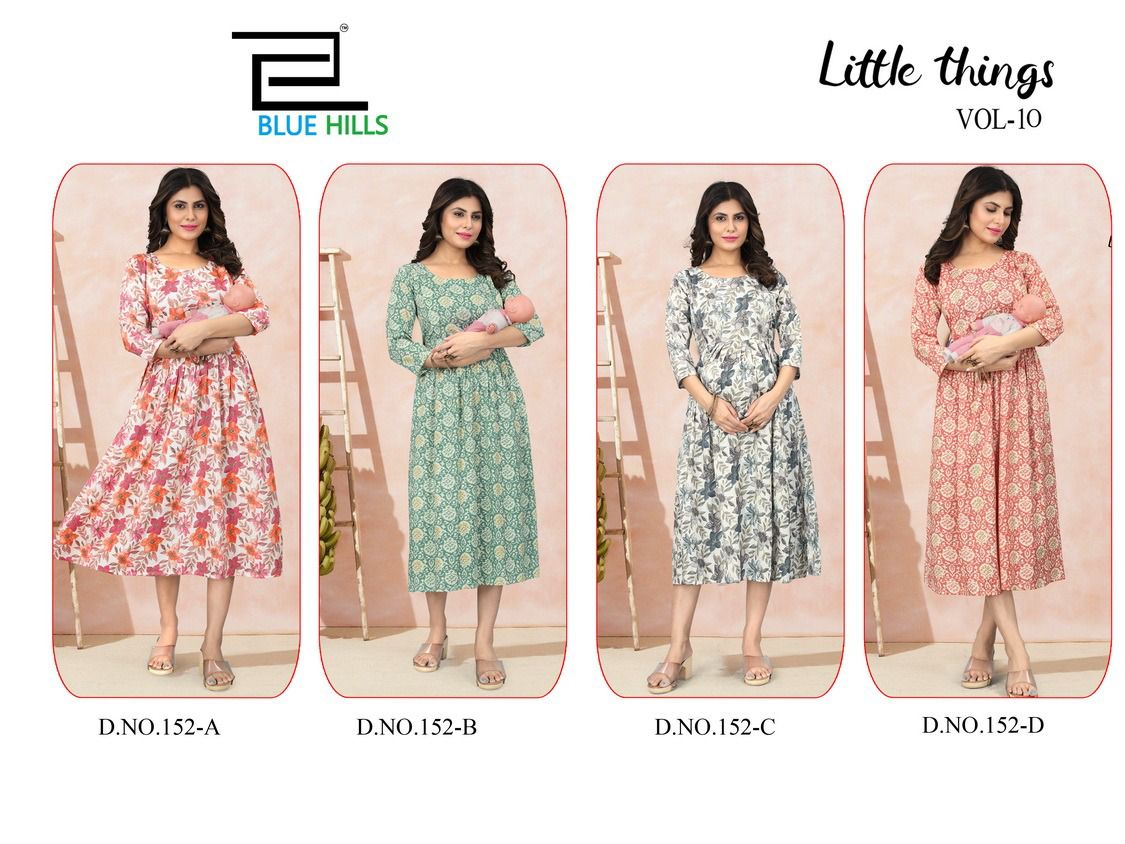 blue house Little things vol 10 rayon innovative look kurti catalog