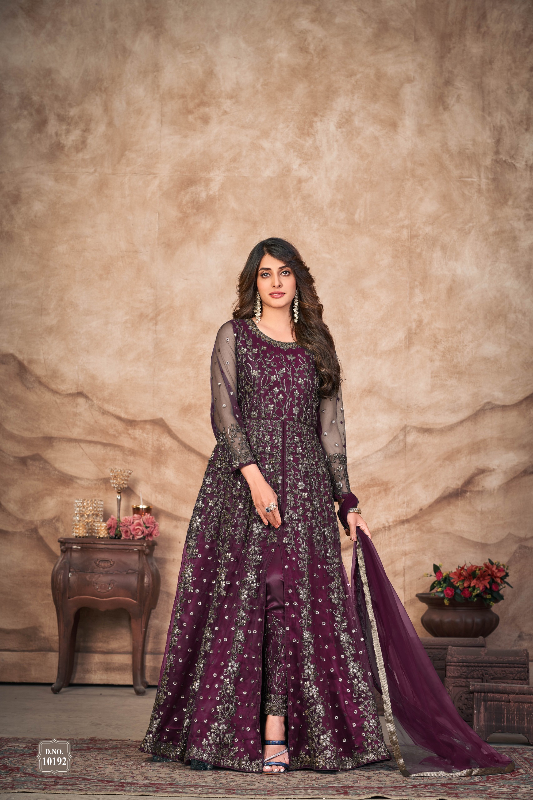 dani fashion anjubaa vol 19 net gorgeous look salwar suit catalog