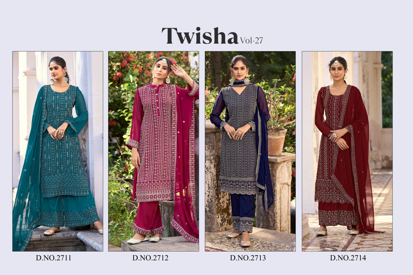 dani fashion Twisha Vol 27 glory silk gorgeous look salwar suit catalog