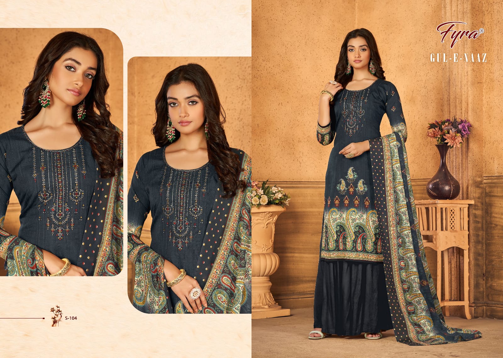 fyra alok suit gul e naaz cotton regal look salwar suit catalog